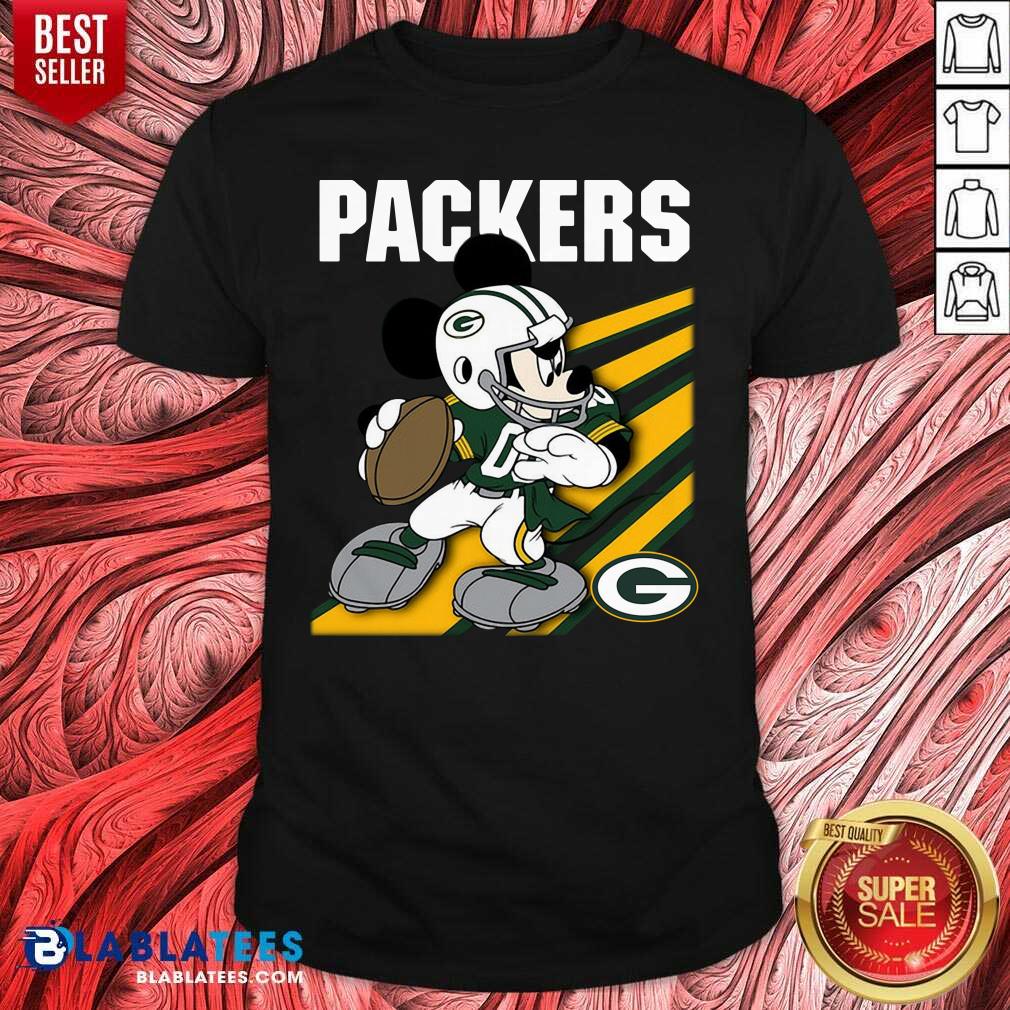 Nice Mickey Mouse Green Bay Packers Shirt