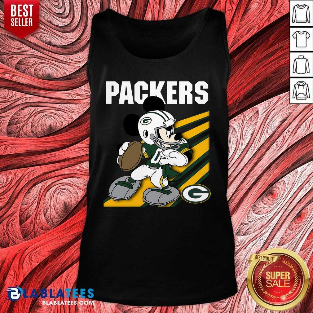 Nice Mickey Mouse Green Bay Packers Shirt - Image 3