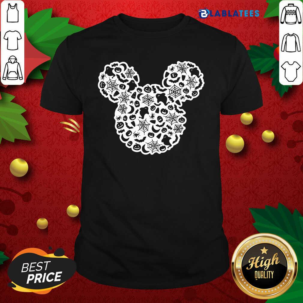 Nice Mickey Mouse Halloween Ghost Pumpkin Shirt