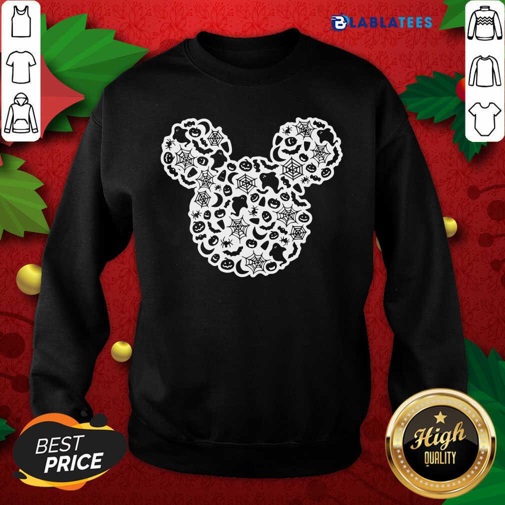 Nice Mickey Mouse Halloween Ghost Pumpkin Shirt - Image 5