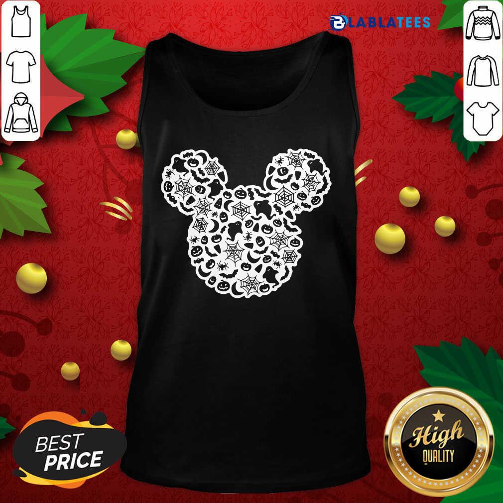 Nice Mickey Mouse Halloween Ghost Pumpkin Shirt - Image 4