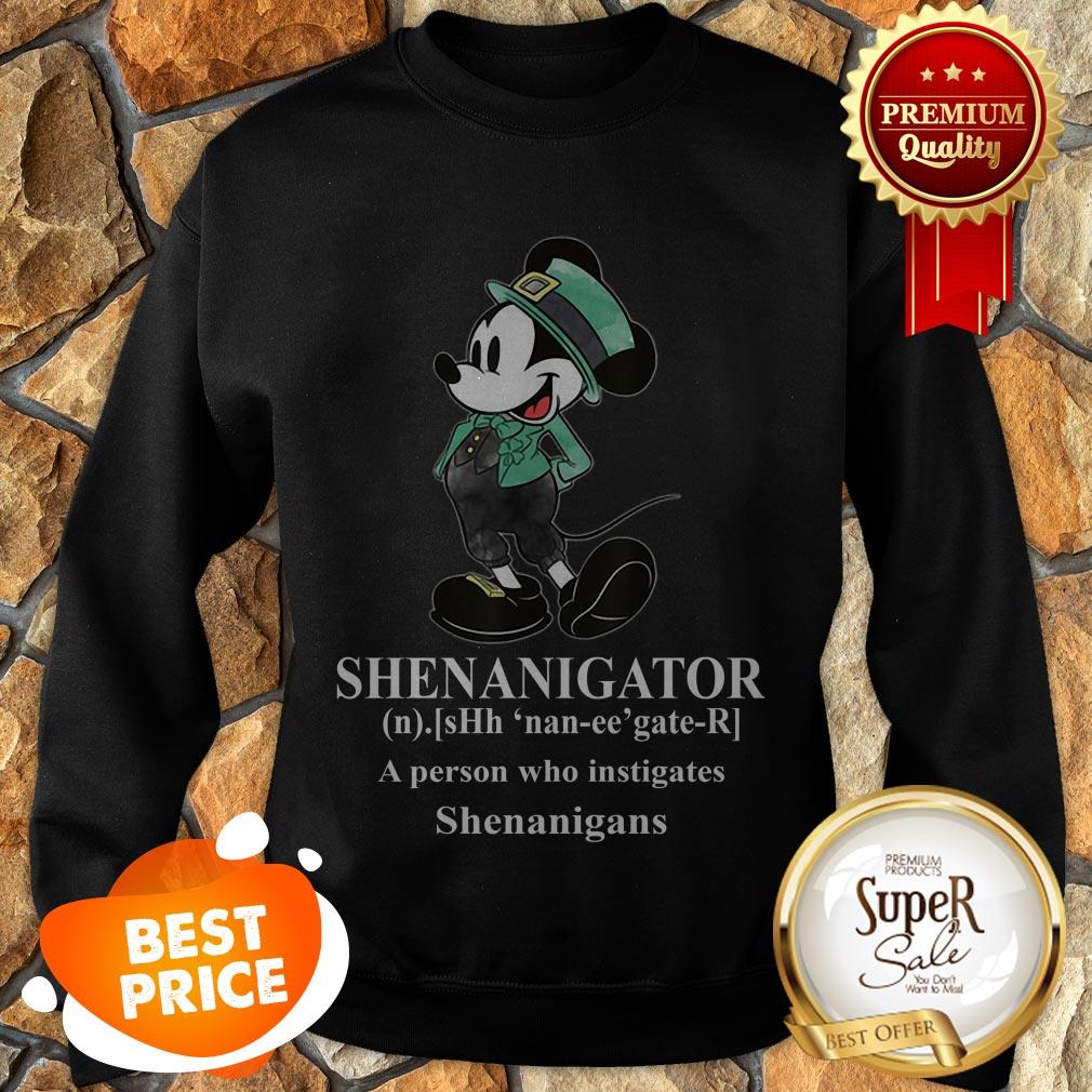Nice Mickey Mouse Shenanigator Define St. Patrick’s Day Shirt - Image 5