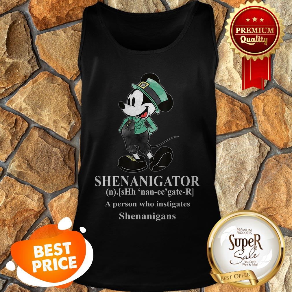 Nice Mickey Mouse Shenanigator Define St. Patrick’s Day Shirt - Image 4