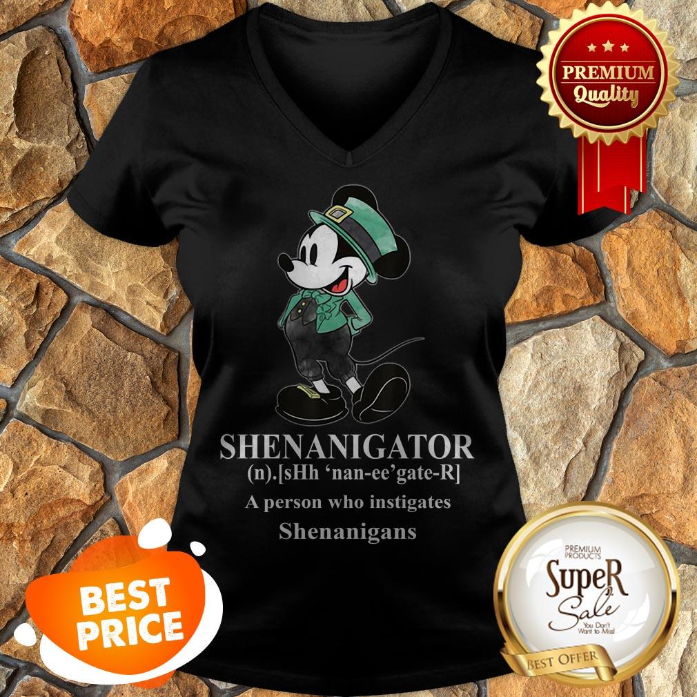 Nice Mickey Mouse Shenanigator Define St. Patrick’s Day Shirt - Image 3