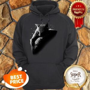 Alternative view of Nice Mooncat Cat Sleep On Moon Shirt