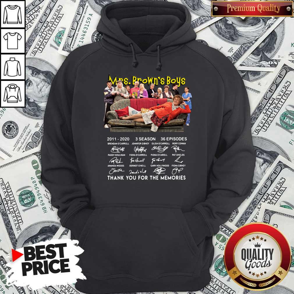 Nice Mrs Brown’s Boys 2011 2020 3 Season 36 Episode Thank You For The Memories Shirt - Image 2