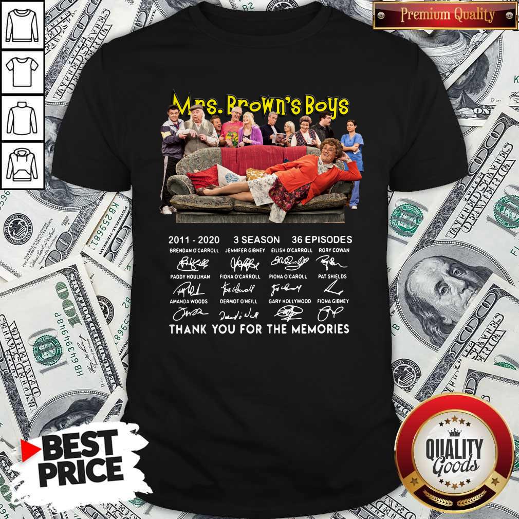 Nice Mrs Brown’s Boys 2011 2020 3 Season 36 Episode Thank You For The Memories Shirt