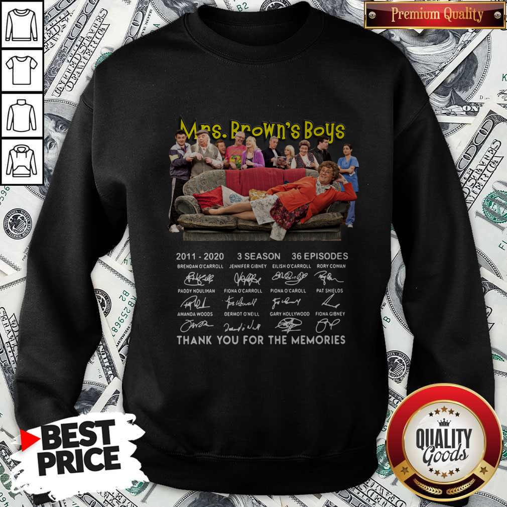 Nice Mrs Brown’s Boys 2011 2020 3 Season 36 Episode Thank You For The Memories Shirt - Image 5