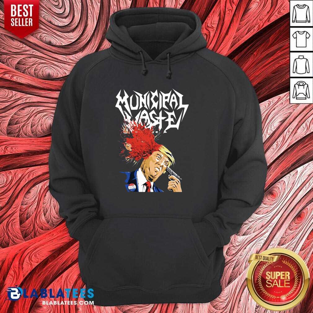 Nice Municipal Waste Trump Walls Of Death Shirt - Image 5