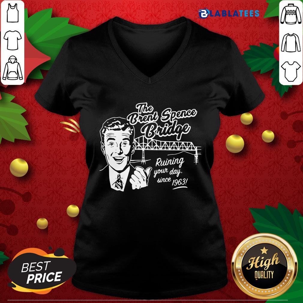 Official The Brent Spence Bridge Ruining Your Day Since 1963 Shirt - Image 4