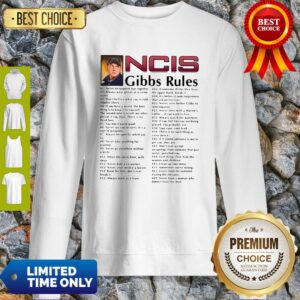 Alternative view of Nice NCIS Gibbs Rules All Song T-Shirt