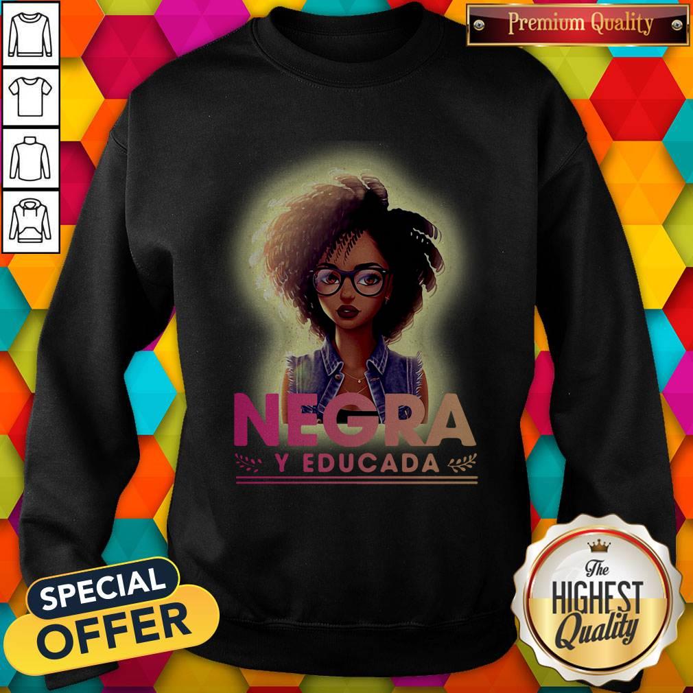 Nice Negra Y Educada Halloween Shirt - Image 5