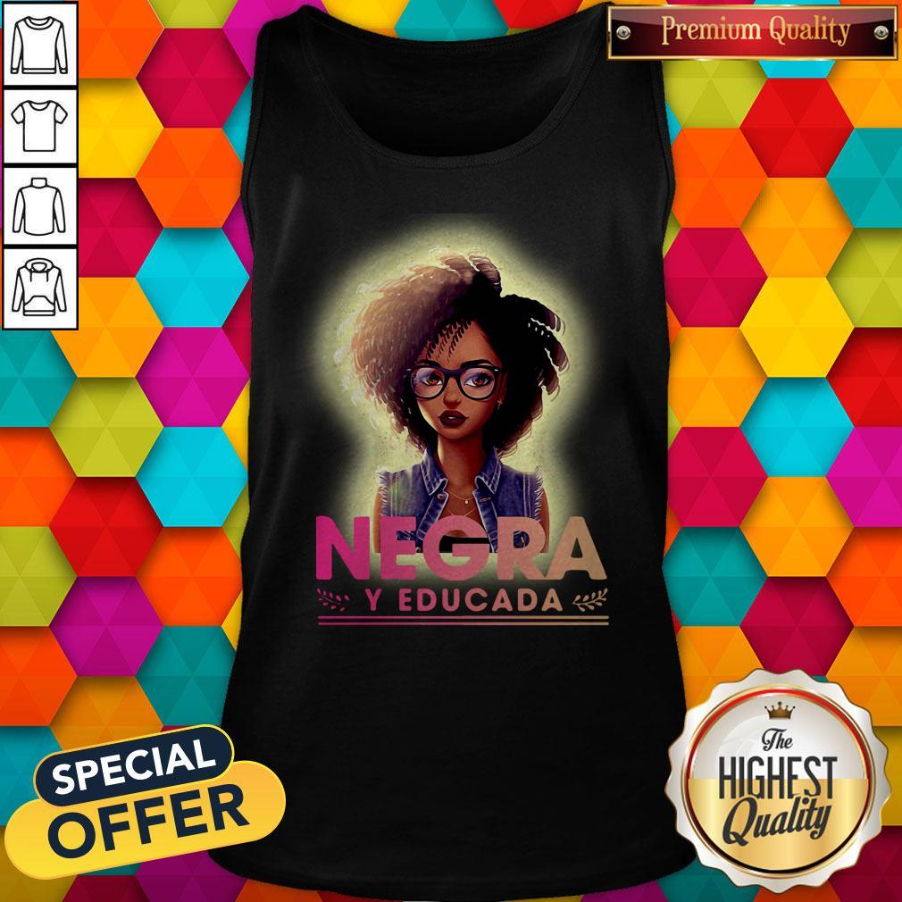 Nice Negra Y Educada Halloween Shirt - Image 4