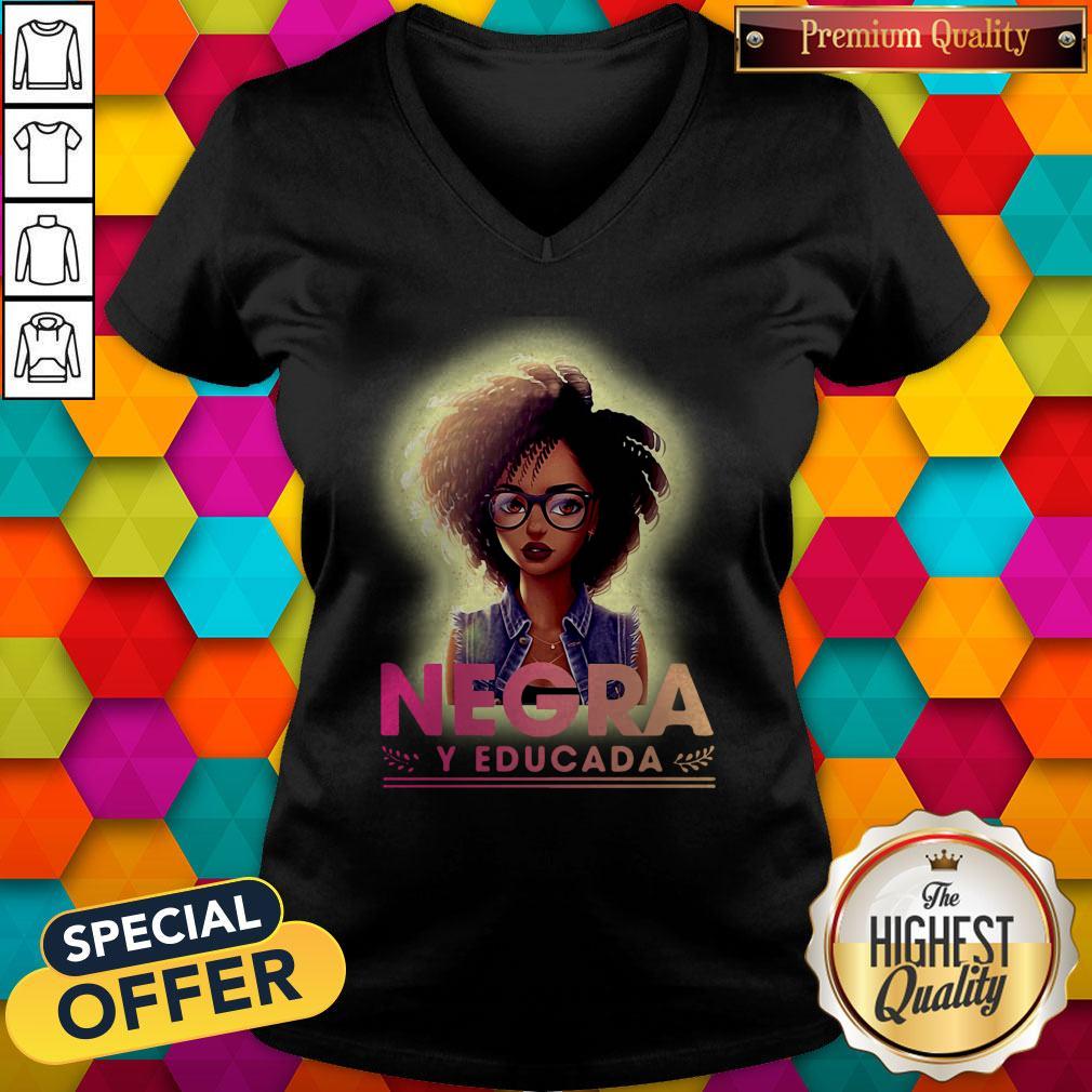 Nice Negra Y Educada Halloween Shirt - Image 3