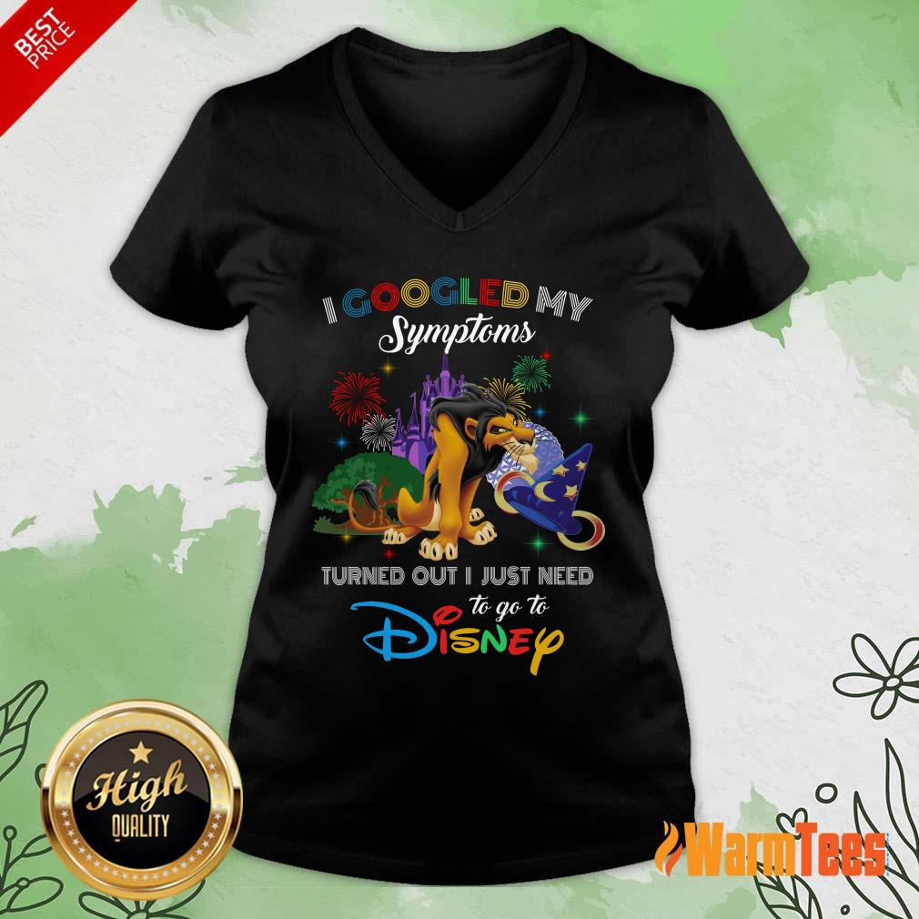 Nice Newspaper I Googled My Symptoms Disney Shirt - Image 5
