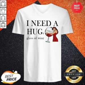 Alternative view of Nice Official I Need A Huge Glass Of Wine Shirt