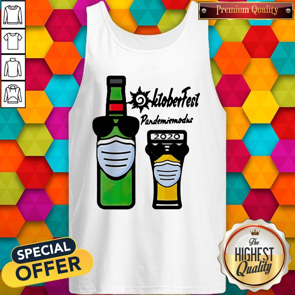 Nice Oktoberfest Pandemie Modus 2020 Beer Mask Shirt - Image 2