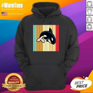 Alternative view of Nice Orca Killer Whale Killer Whale Vintage Shirt