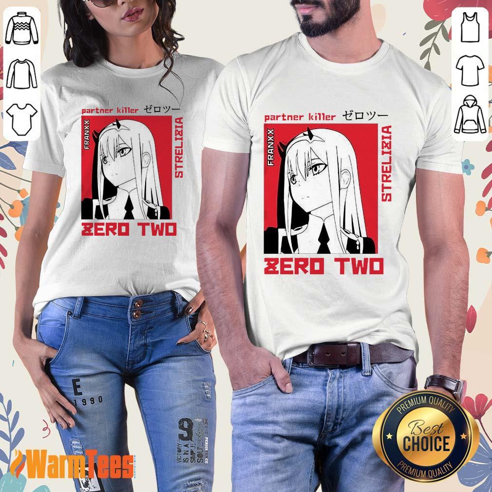 Nice Partner Killer Strelitzia Zero Two Poster Shirt - Image 3