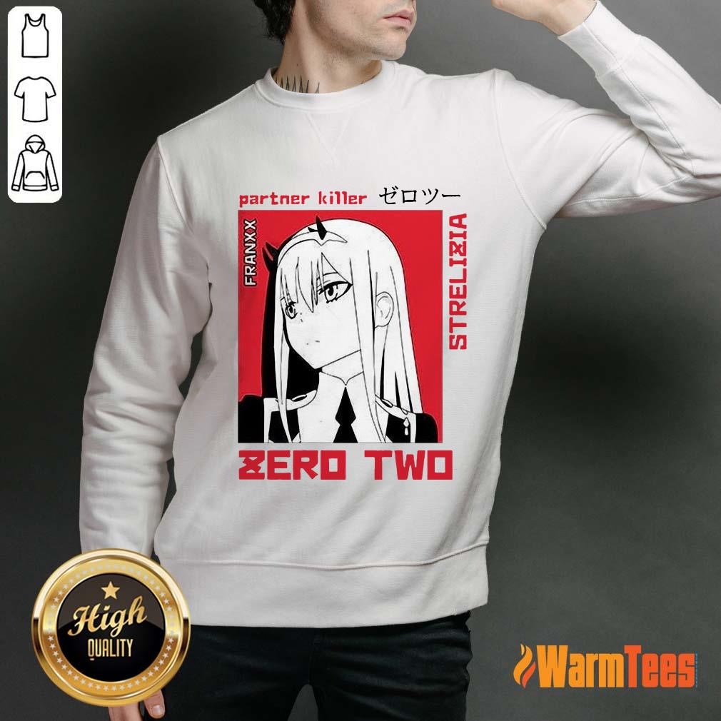 Nice Partner Killer Strelitzia Zero Two Poster Shirt - Image 2