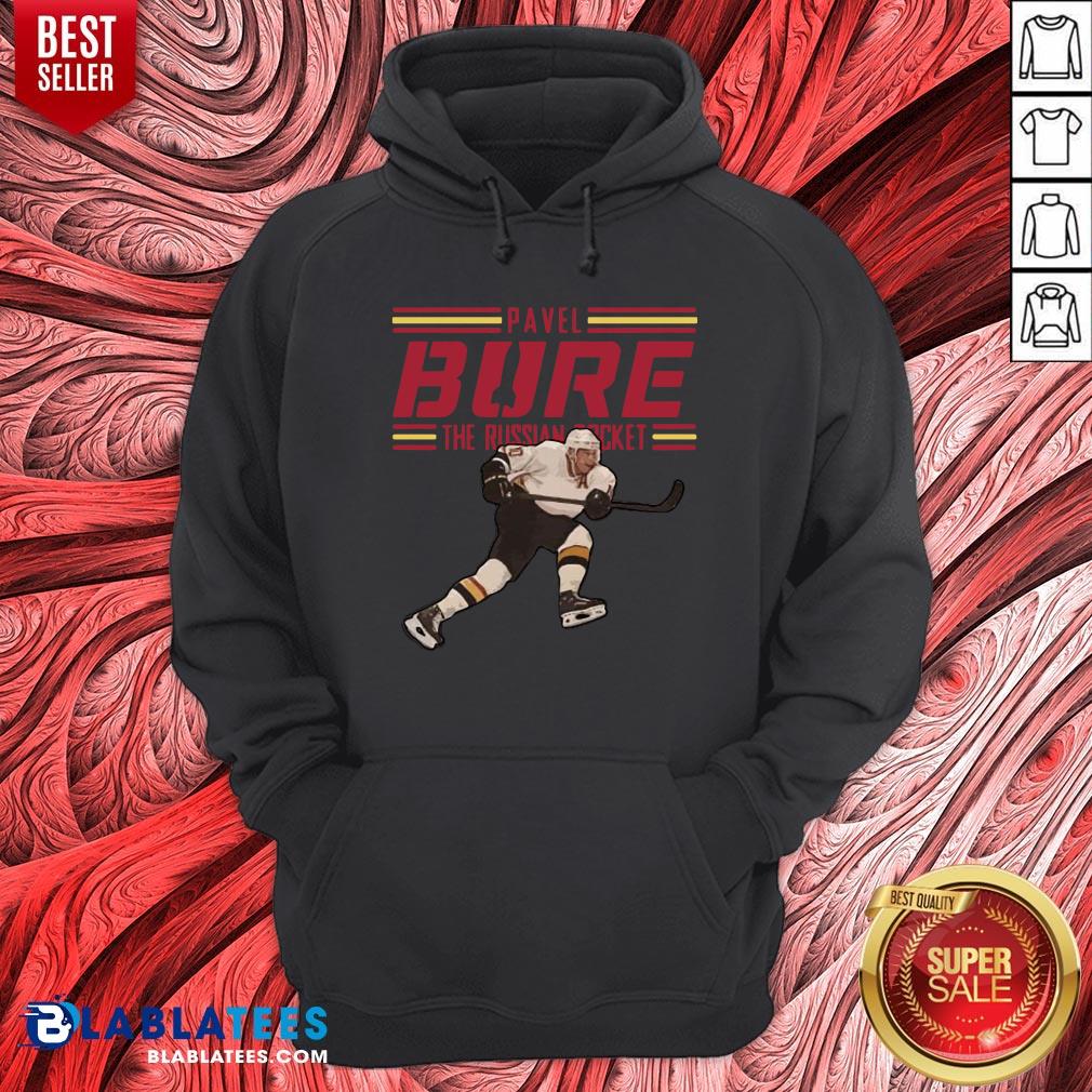 Nice Pavel Bure The Russian Rocket Play T-Shirt - Image 2