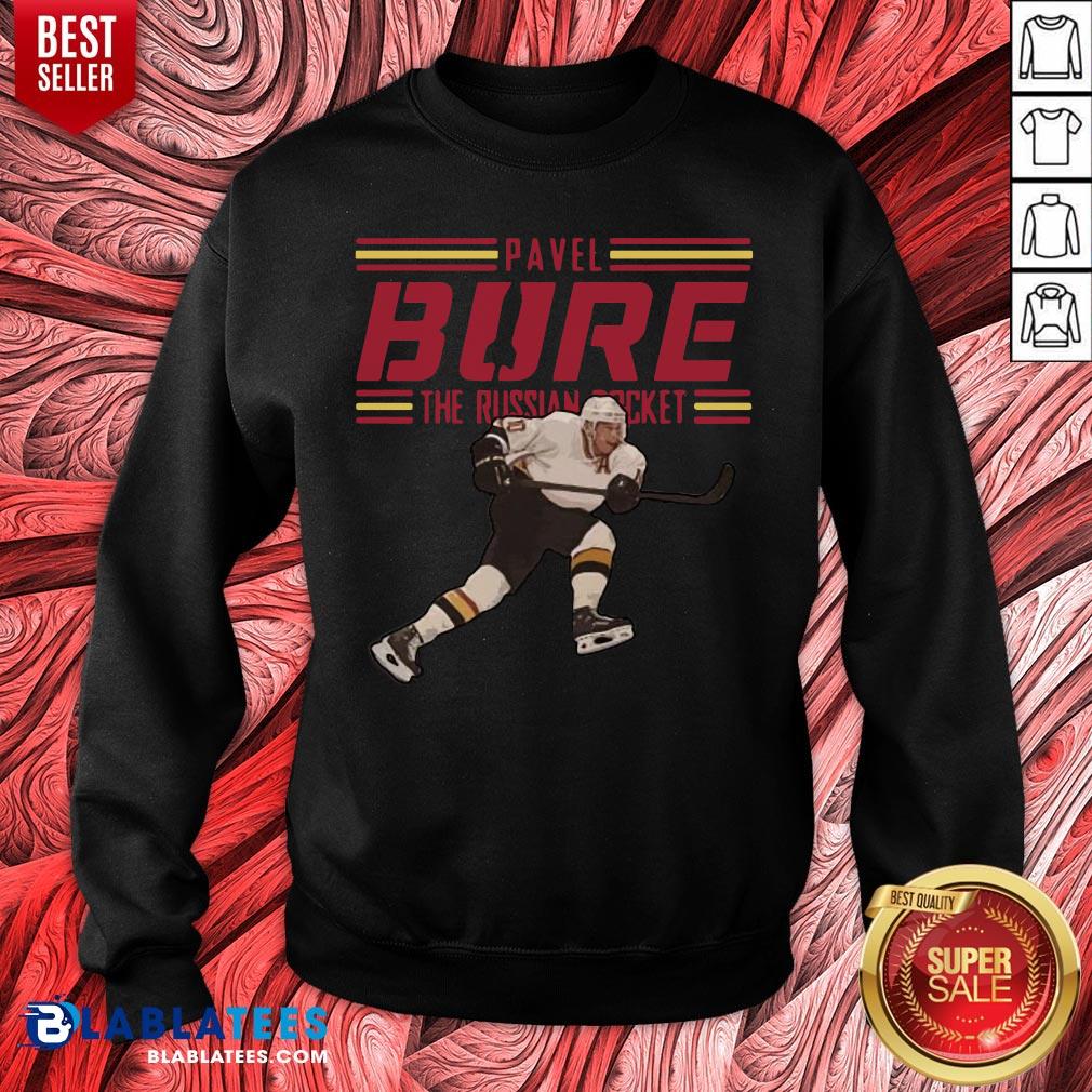 Nice Pavel Bure The Russian Rocket Play T-Shirt - Image 3