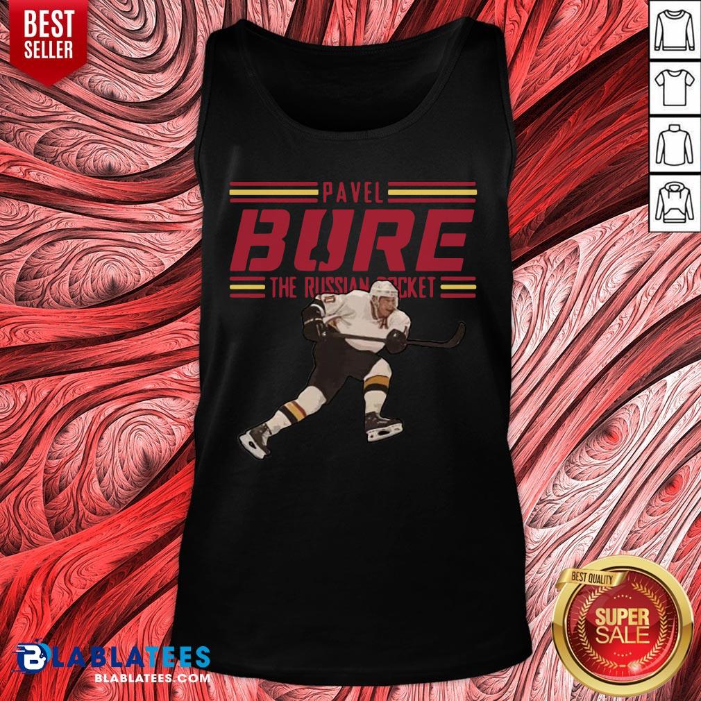 Nice Pavel Bure The Russian Rocket Play T-Shirt - Image 5
