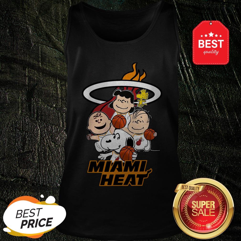 Nice Peanut Characters Mashup Miami Heat Shirt - Image 3
