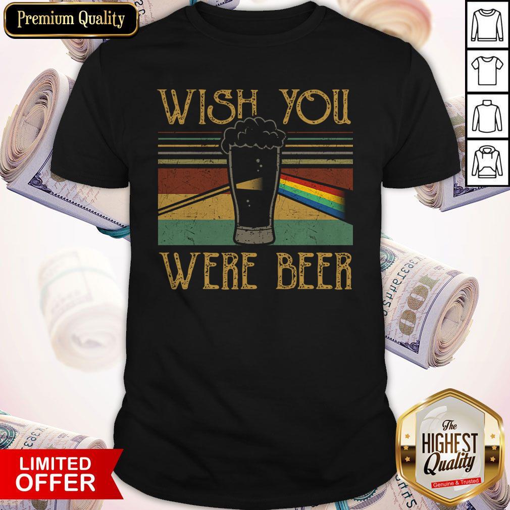 Nice Pink Floyd Wish You Were Beer Vintage Shirt