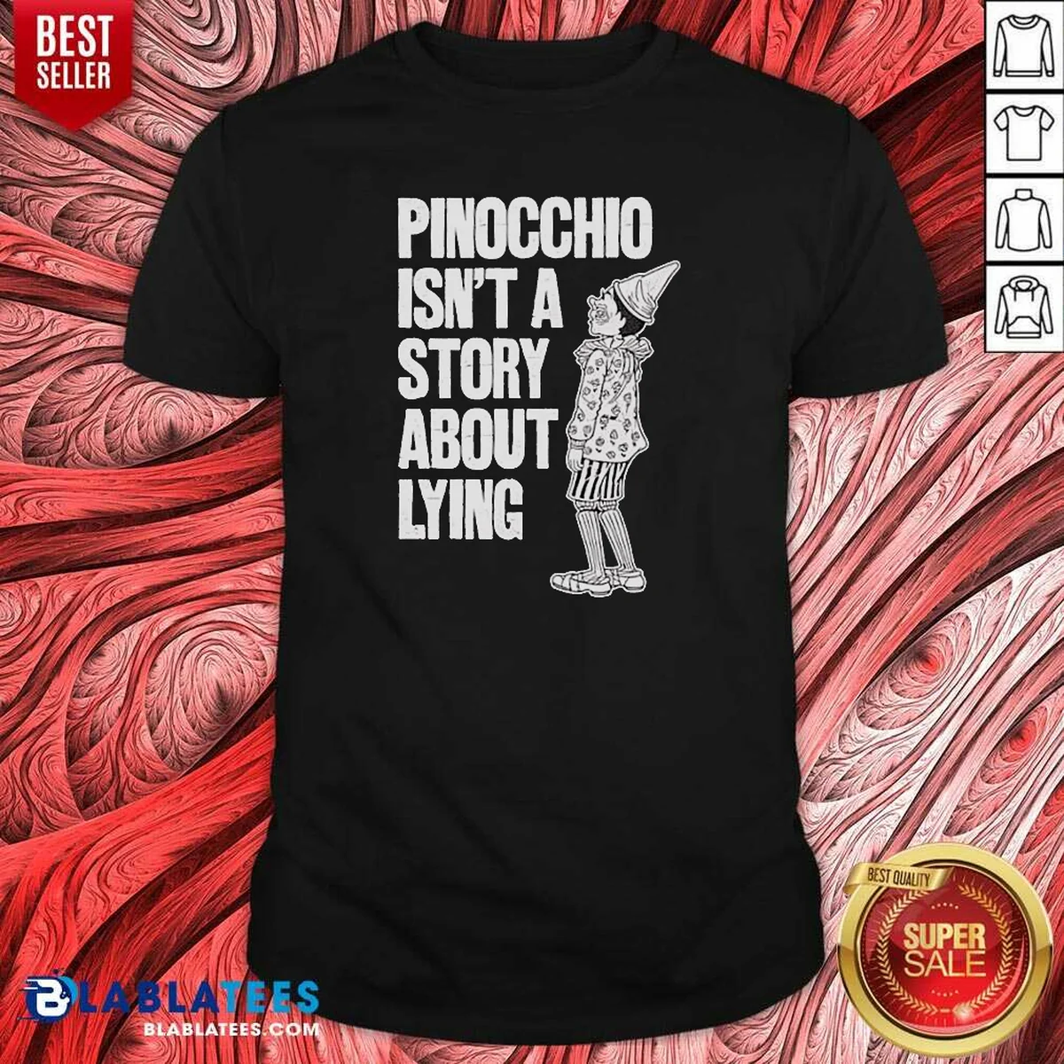 Nice Pinocchio Isnt A Story About Lying Pinocchio Shirt