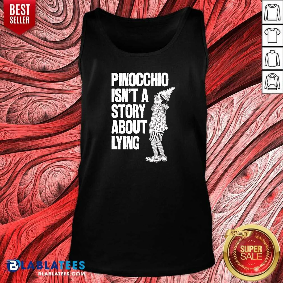 Nice Pinocchio Isnt A Story About Lying Pinocchio Shirt - Image 5