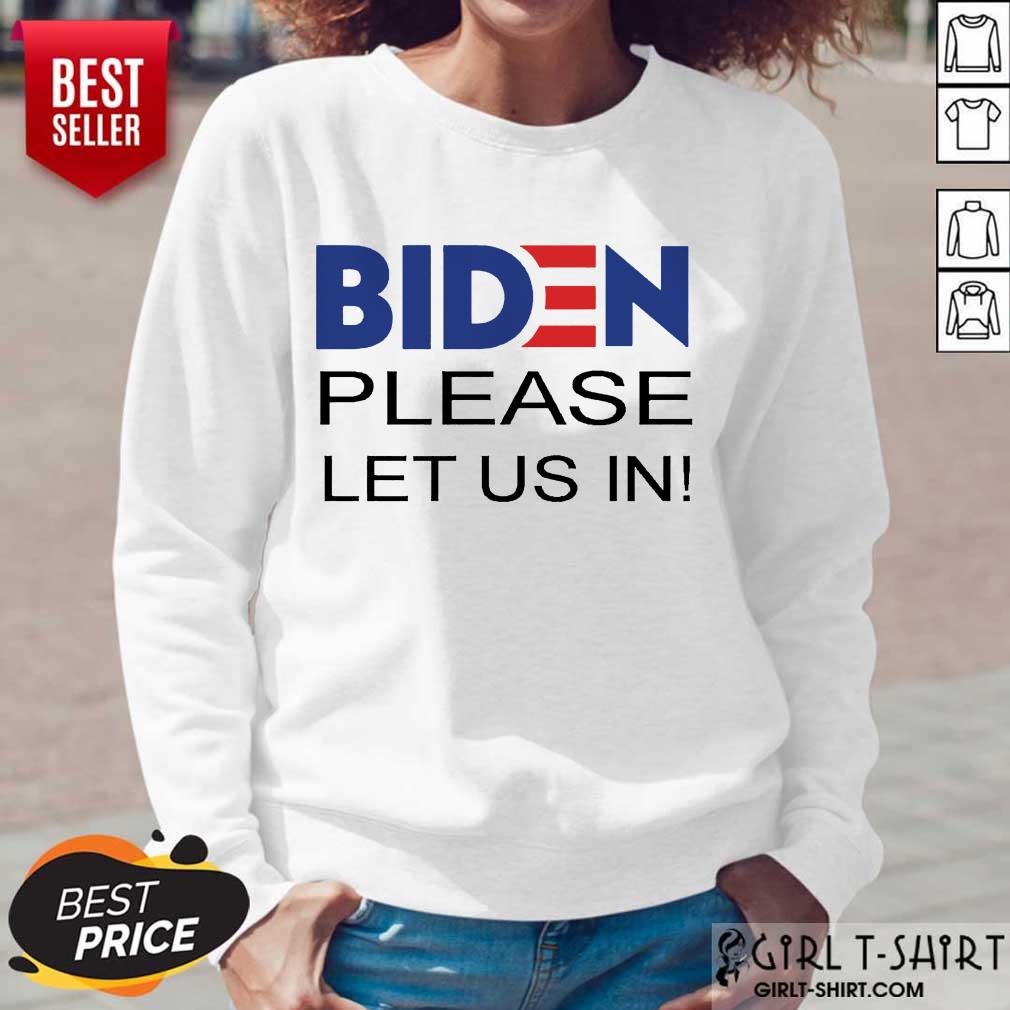 Nice Please Let Us In Shirt - Image 2