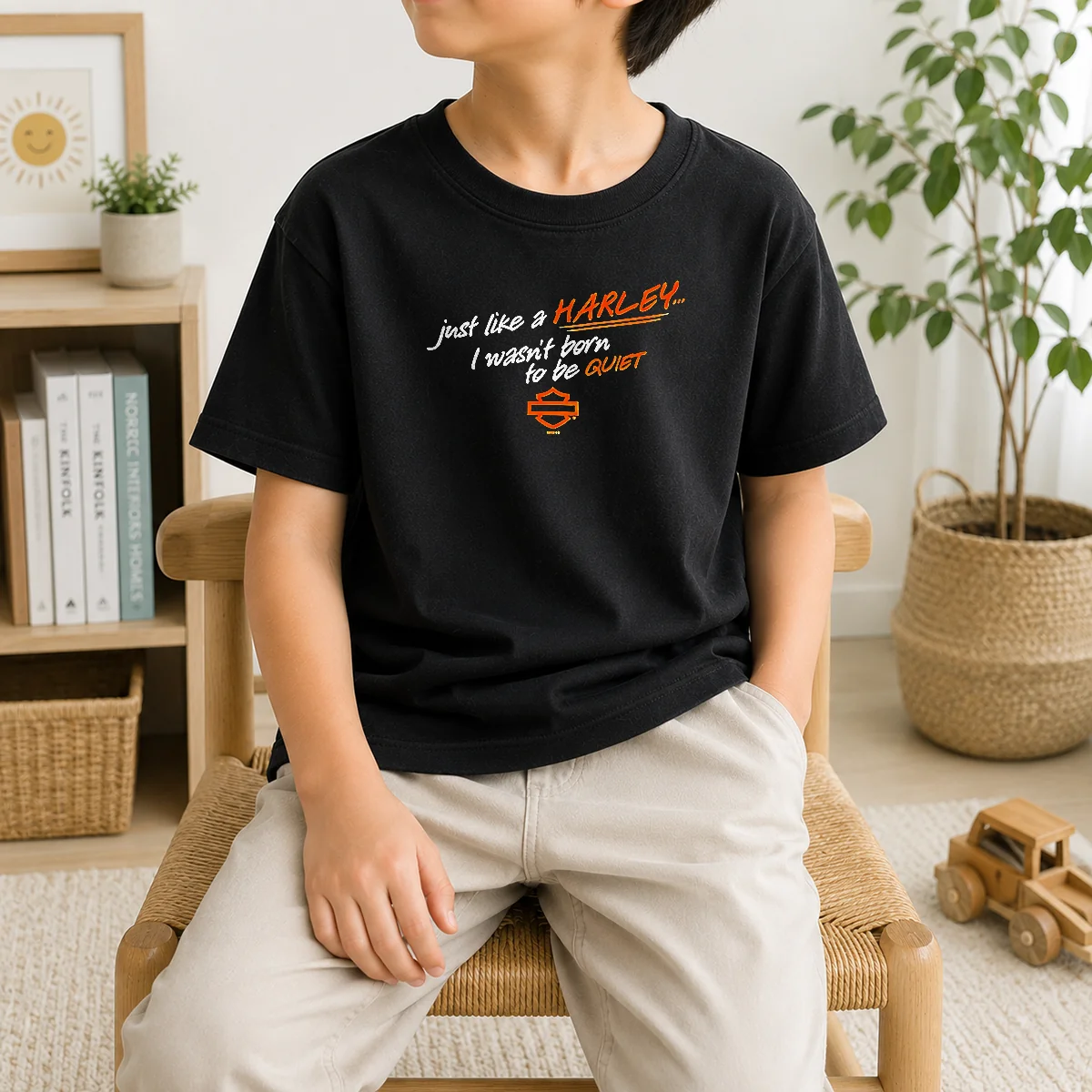 Nice Pretty Just Like A Harley I Wasn't Born To Be Quiet Shirt - Image 9