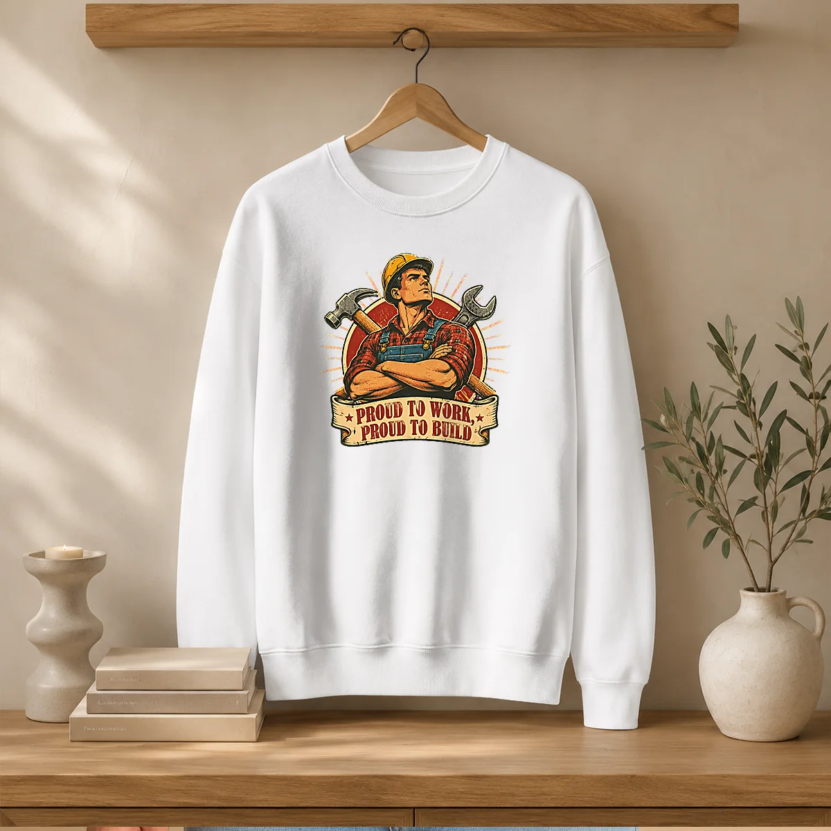Nice Retro Labour Day Hardworking Laborer Pride Shirt - Image 5