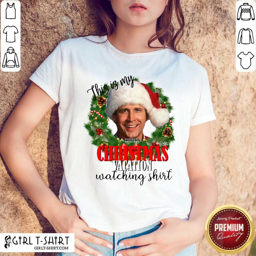 Nice Santa Michael Scott This Is My Christmas Vacation Watching Shirt