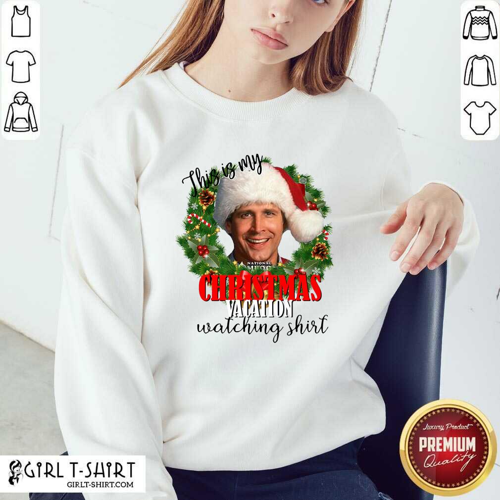 Nice Santa Michael Scott This Is My Christmas Vacation Watching Shirt - Image 4