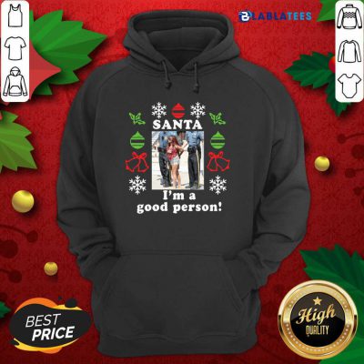 Nice Santa's Favorite Waitress Christmas Shirt - Image 2