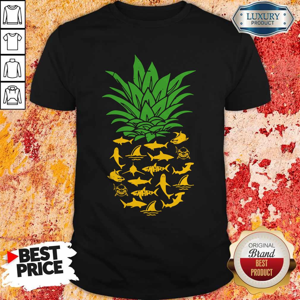 Nice Shark Pineapple Shirt