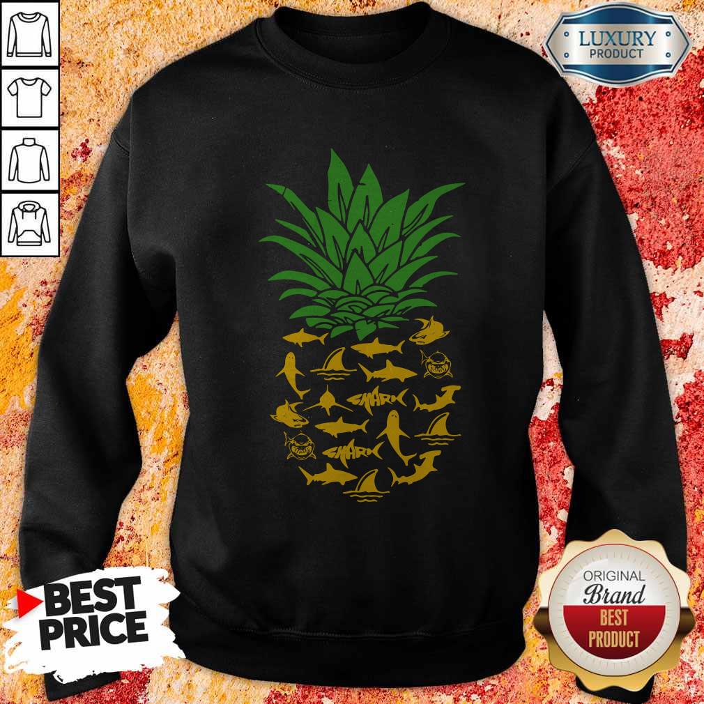 Nice Shark Pineapple Shirt - Image 3