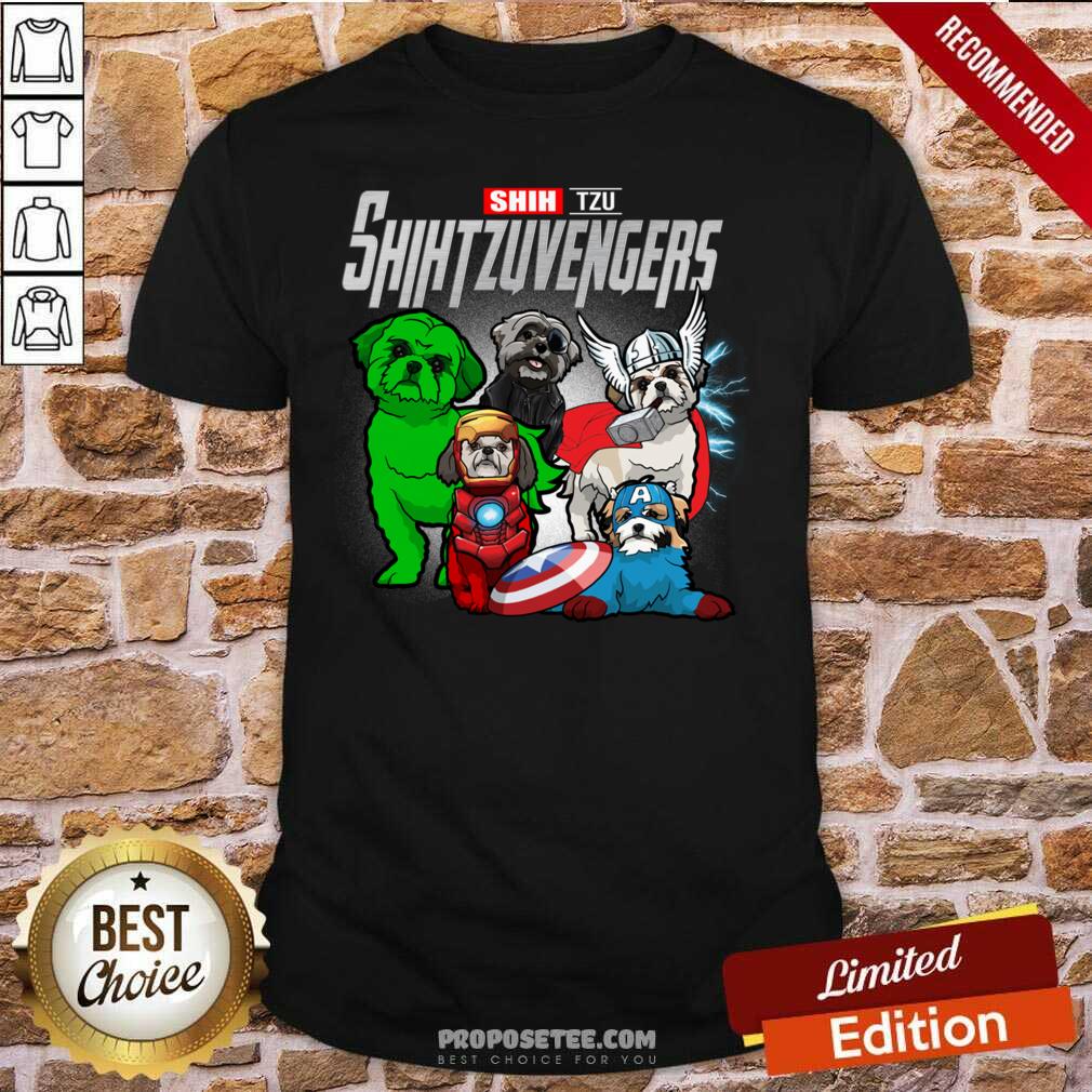 Nice Shih Tzu Marvel Avengers Shihtzuvengers Shirt
