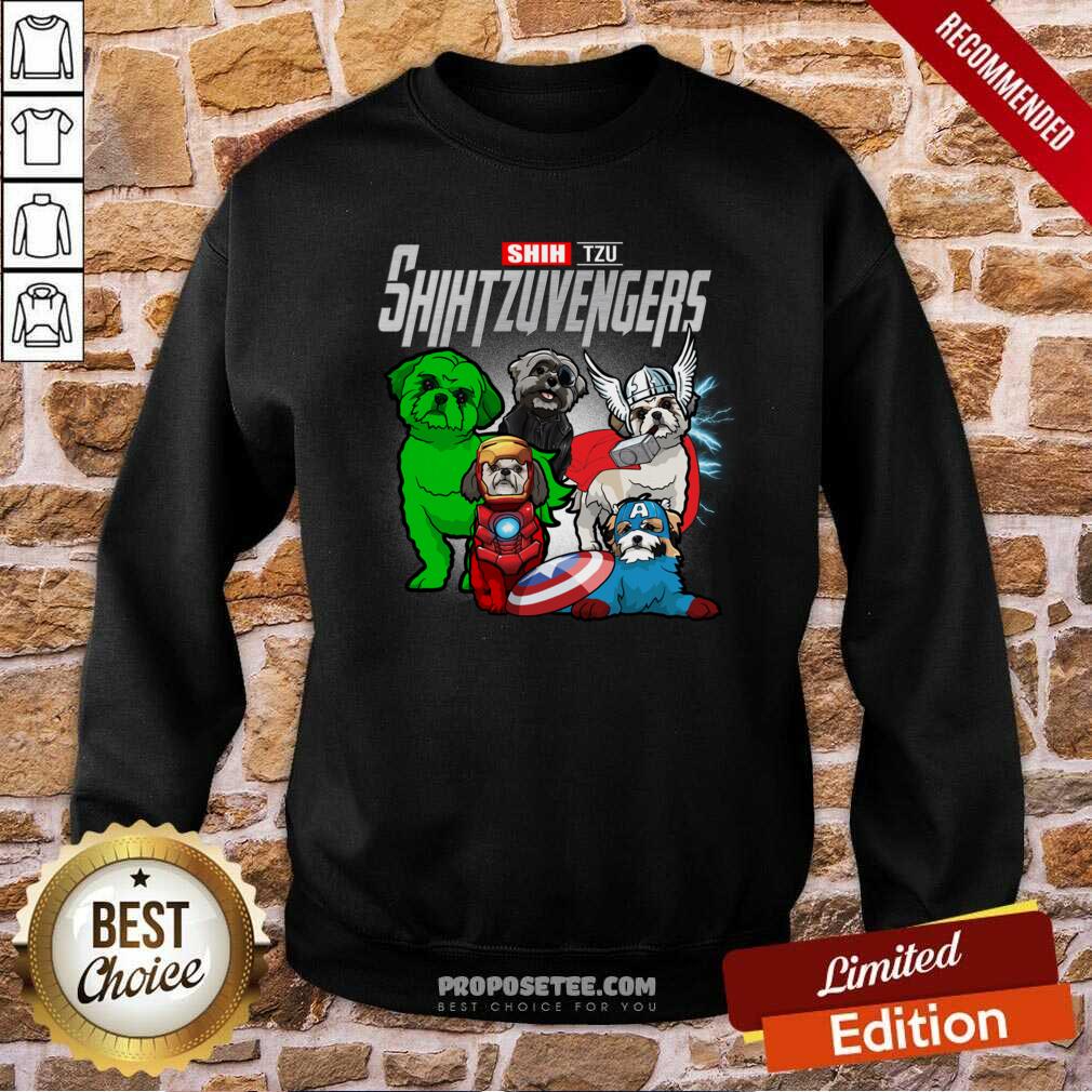 Nice Shih Tzu Marvel Avengers Shihtzuvengers Shirt - Image 4