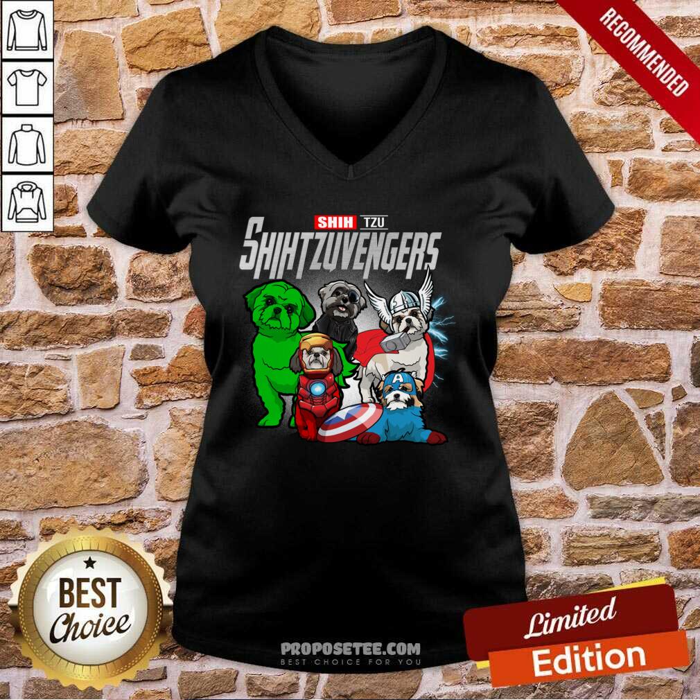 Nice Shih Tzu Marvel Avengers Shihtzuvengers Shirt - Image 2