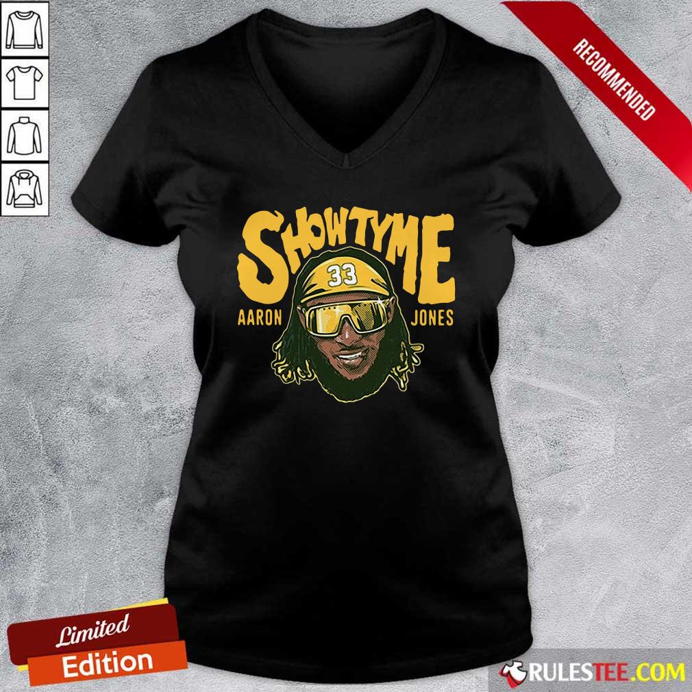 Nice Showtyme Green Bay Aaron Jones Shirt - Image 3