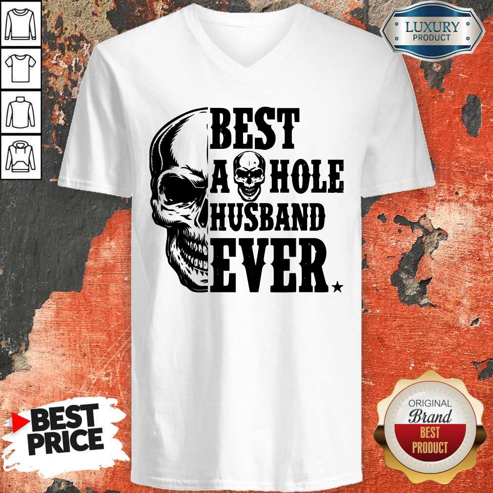 Nice Skull Best Asshole Husband Ever Shirt - Image 3