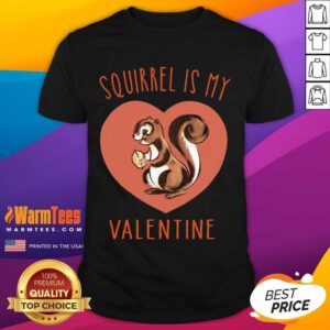 Nice Squirrel Is My Valentine Heart 2021 Shirt