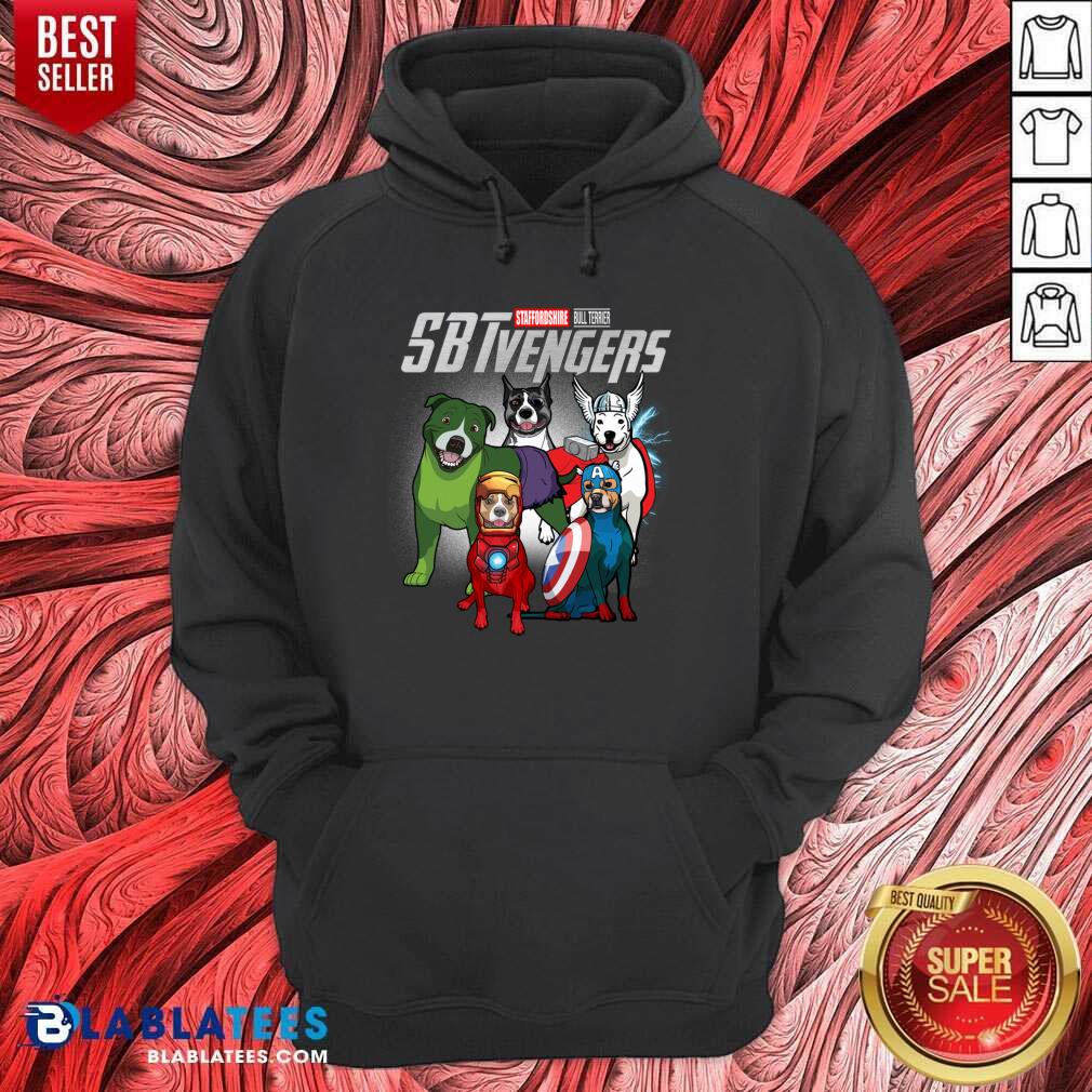 Nice Staffordshire Bull Terrier Marvel Avengers SBTvengers Shirt - Image 5