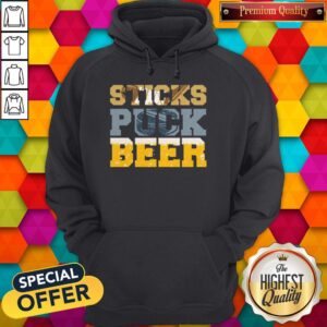 Alternative view of Nice Sticks Puck Beer Shirt