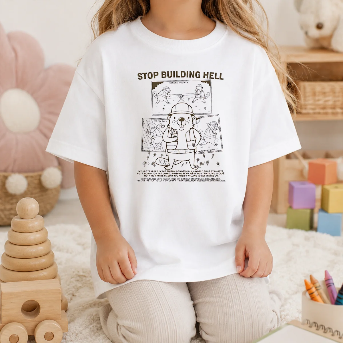 Nice Stop Building Hell Working Together We Can Build Anything We Like Beaver Shirt - Image 9
