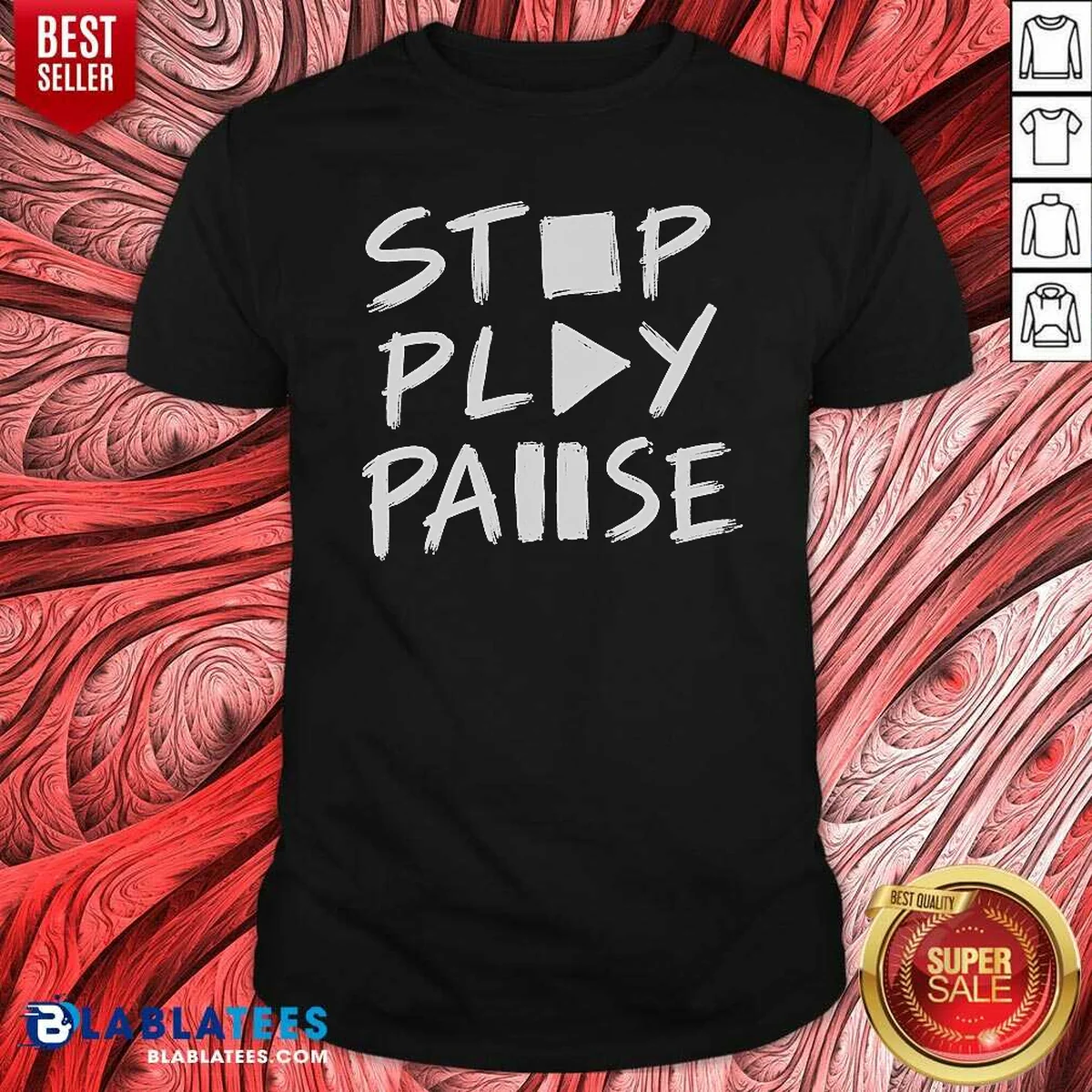 Nice Stop Play Pause Shirt
