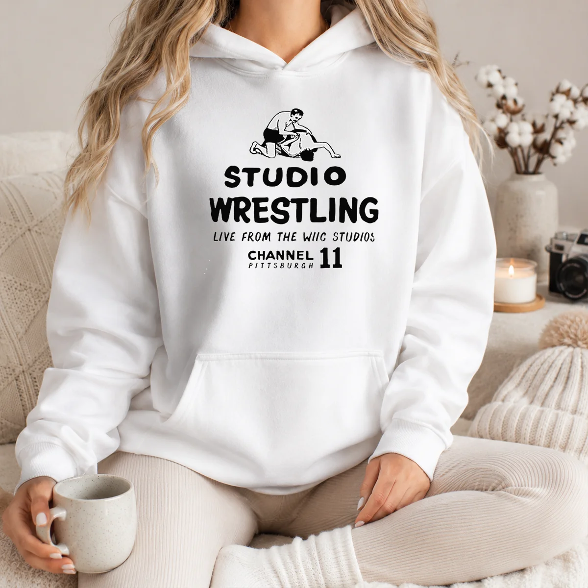 Nice Studio Wrestling Live From The WIIC Studios Channel 11 Pittsburgh Shirt - Image 5